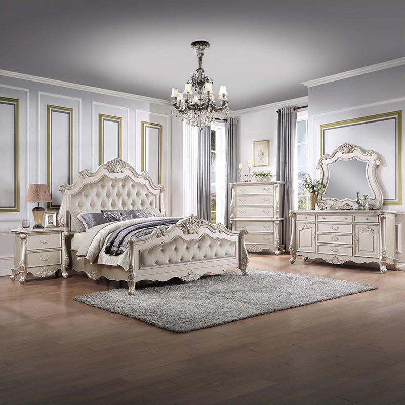 Bently 51"x47" Mirror, Champagne Finish Acme