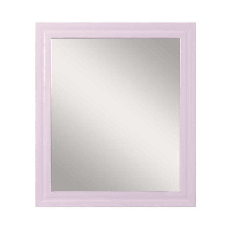 Gaines 34"x39" Mirror, Pink High Gloss Finish Acme