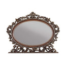 Devany OVAL 52.75"x42.5" Mirror, Cherry Finish Acme