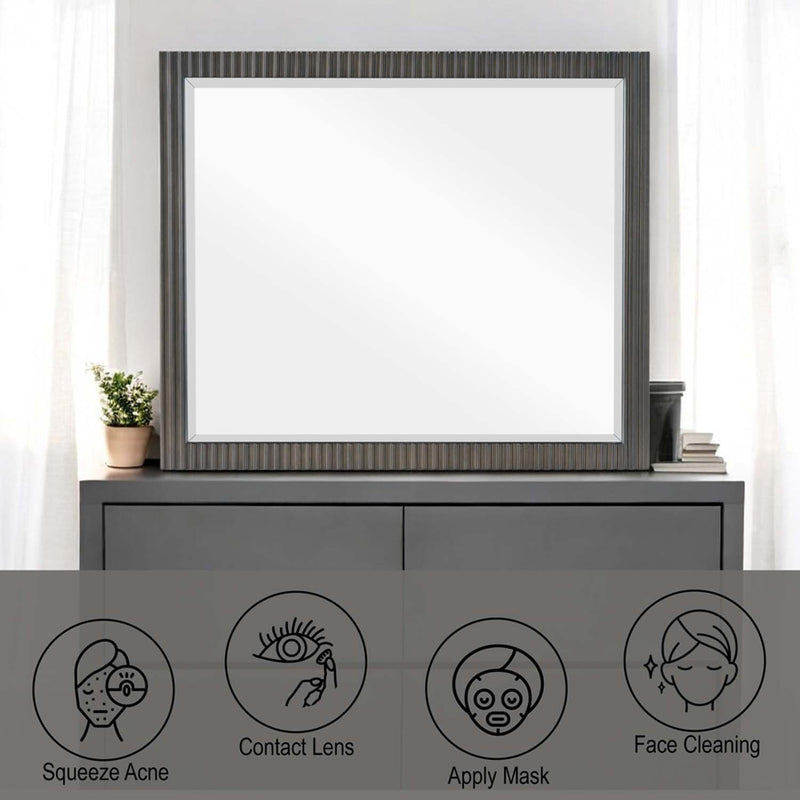 Clayten 42"x36" Mirror, Espreeso Finish Acme