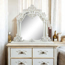 Vanaheim 59"x54" Mirror, Antique White Finish Acme