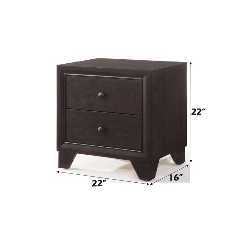 Madison Nightstand, Espresso Finish Acme