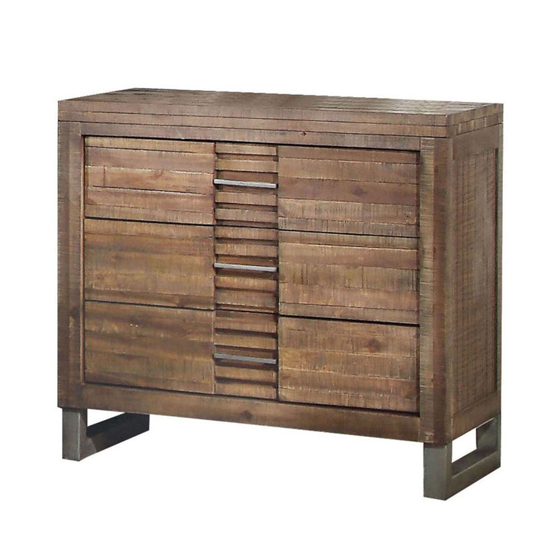Andria Nightstand, Reclaimed Oak Finish Acme