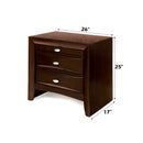 Ireland Nightstand, Espresso Finish Acme