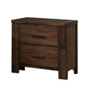Merrilee Nightstand, Oak Finish Acme