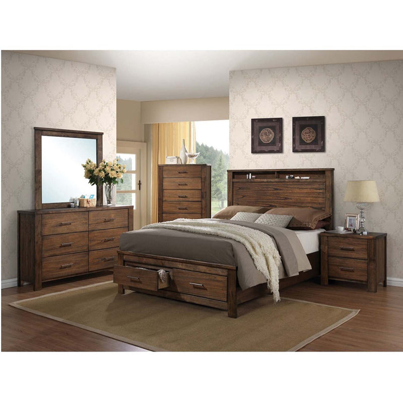 Merrilee Nightstand, Oak Finish Acme