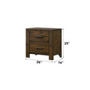 Merrilee Nightstand, Oak Finish Acme