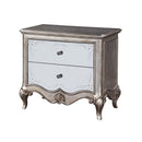 Esteban Nightstand, Antique Champagne Finish Acme