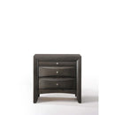 Ireland Nightstand, Gray Oak Finish Acme