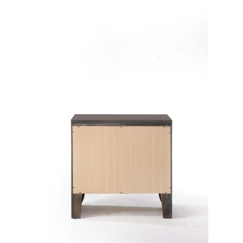 Ireland Nightstand, Gray Oak Finish Acme