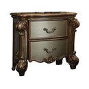 Vendome Nightstand, Gold Patina Finish Acme