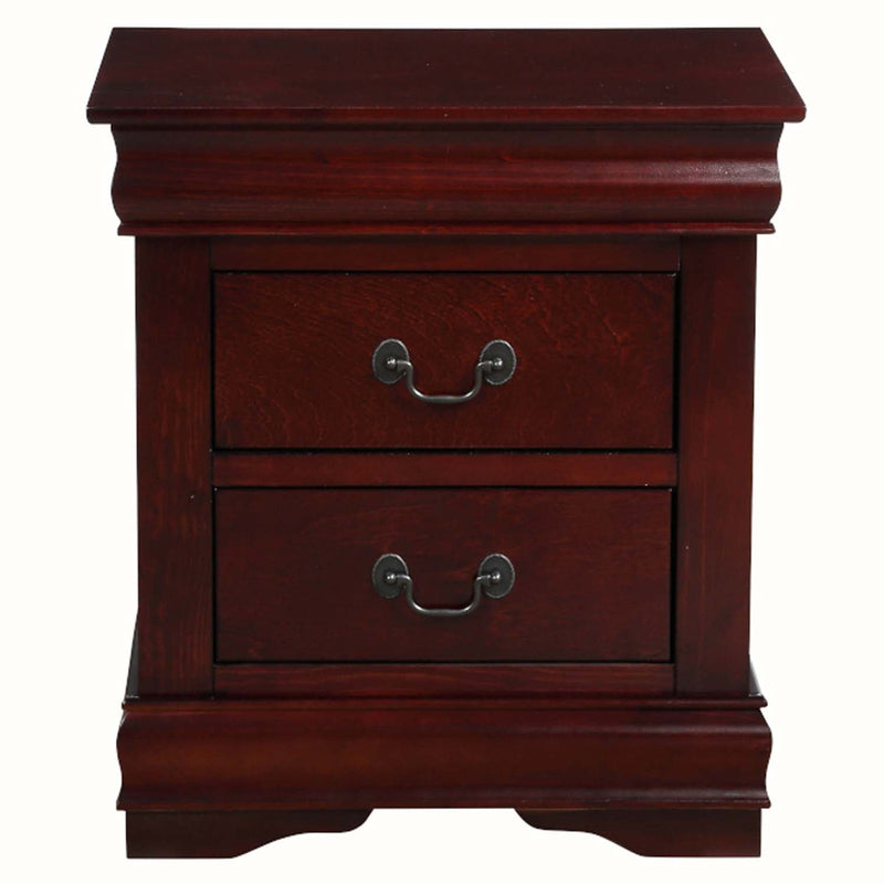 Louis Philippe Nightstand, Cherry Finish Acme