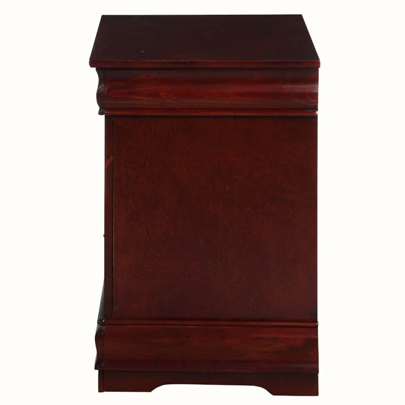 Louis Philippe Nightstand, Cherry Finish Acme