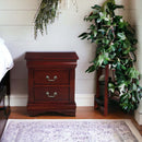 Louis Philippe Nightstand, Cherry Finish Acme