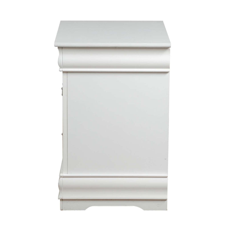 Louis Philippe Nightstand, White Finish Acme