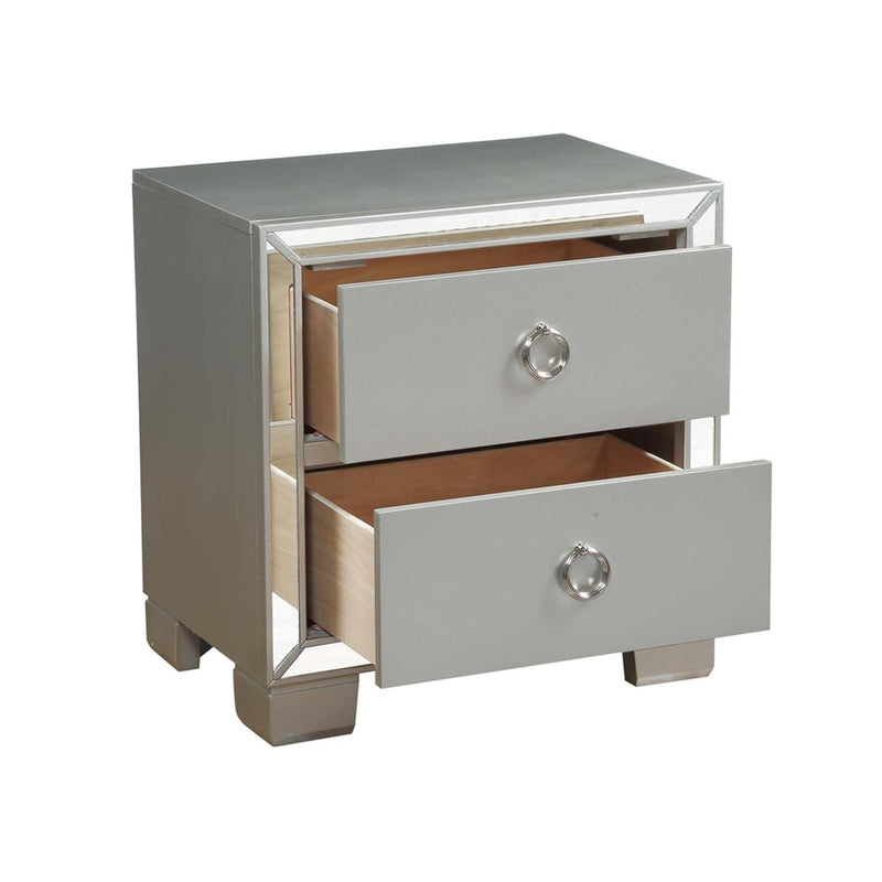 Voeville II Nightstand, Platinum Finish Acme