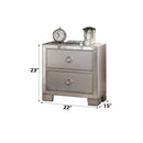 Voeville II Nightstand, Platinum Finish Acme
