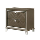 Skylar Nightstand, Dark Champagne Finish Acme