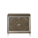Skylar Nightstand, Dark Champagne Finish Acme