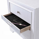 Naima Nightstand, White Finish Acme