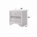 Naima Nightstand, White Finish Acme