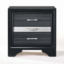 Naima Nightstand, Black Finish Acme