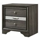 Naima Nightstand, Gray Finish Acme