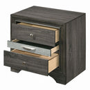 Naima Nightstand, Gray Finish Acme