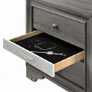 Naima Nightstand, Gray Finish Acme