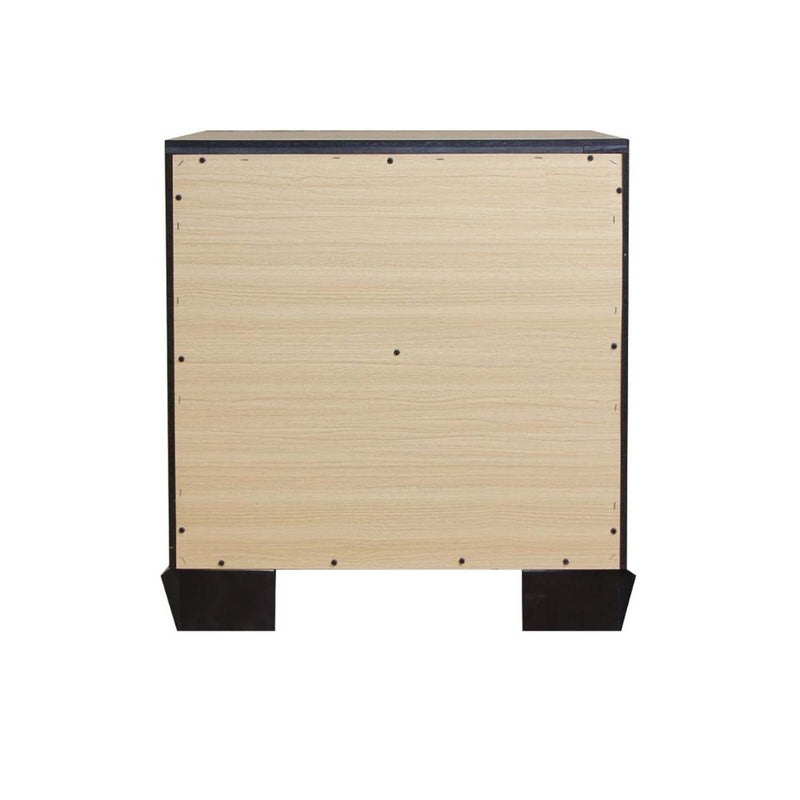 Lyndon Nightstand, Weathered Gray Grain Finish Acme