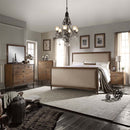 Inverness Nightstand, Reclaimed Oak Finish Acme