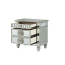 Varian Nightstand, Mirrored Acme