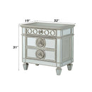 Varian Nightstand, Mirrored Acme