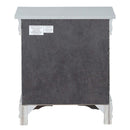 Louis Philippe III Nightstand, Platinum Finish Acme