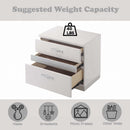 Naima II Nightstand, White High Gloss Finish Acme