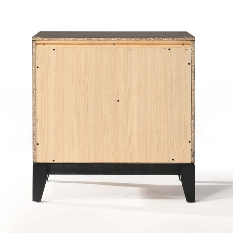 Valdemar Nightstand, Weathered Gray Finish Acme