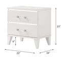 Chelsie Nightstand, White Finish Acme
