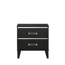 Chelsie Nightstand, Black Finish Acme
