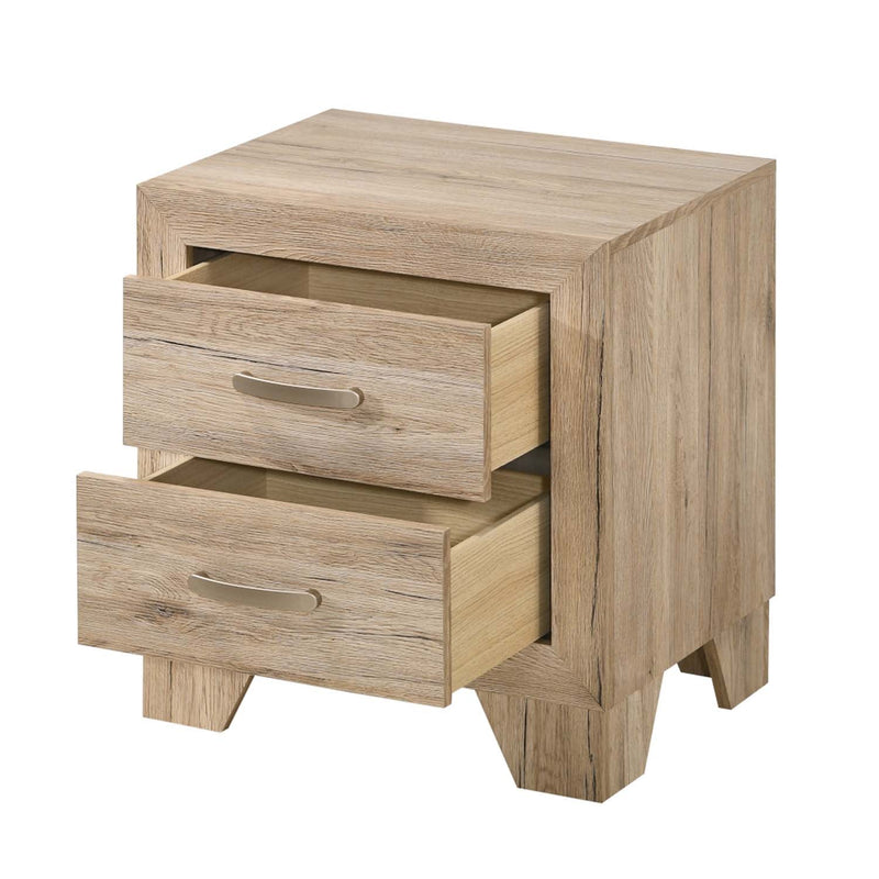 Miquell Nightstand, Natural Finish Acme