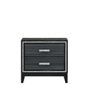 Haiden Nightstand, Weathered Black Finish Acme