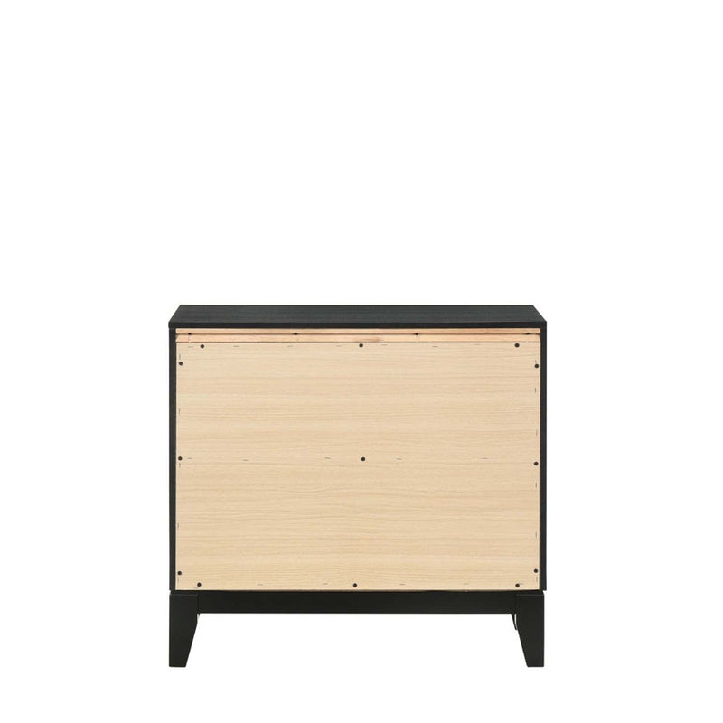 Haiden Nightstand, Weathered Black Finish Acme