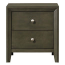 Ilana Nightstand, Gray Finish Acme