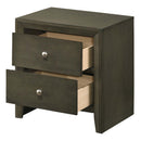 Ilana Nightstand, Gray Finish Acme