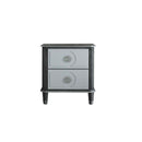 House Beatrice Nightstand, Charcoal & Light Gray Finish Acme