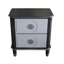 House Beatrice Nightstand, Charcoal & Light Gray Finish Acme