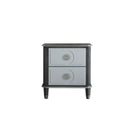 House Beatrice Nightstand, Charcoal & Light Gray Finish Acme