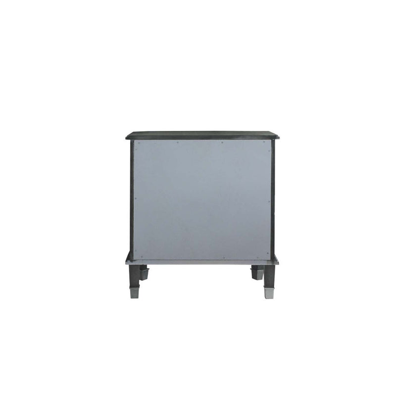House Beatrice Nightstand, Charcoal & Light Gray Finish Acme