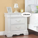 Estrella Nightstand, White Finish Acme