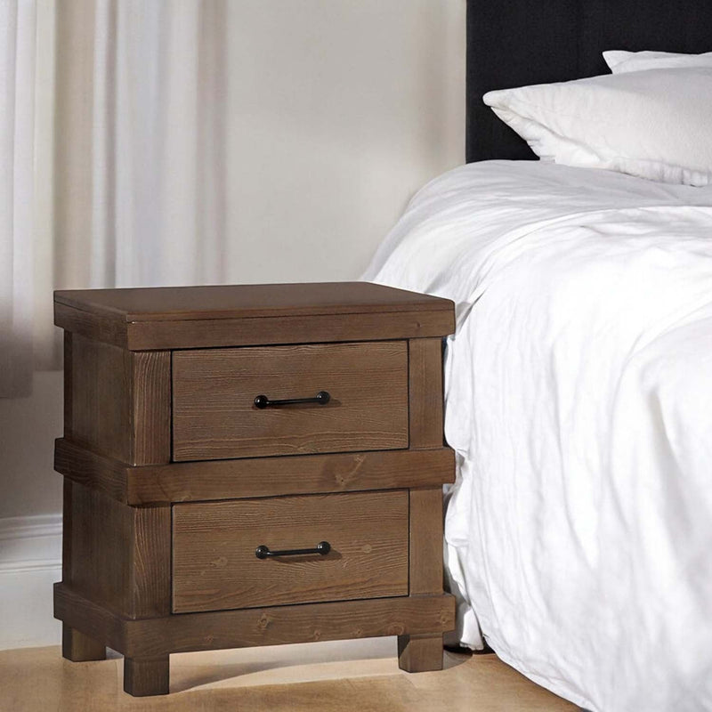 Adams Nightstand, Antique Oak Finish Acme
