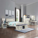 Cargo Nightstand w/USB, White Finish Acme